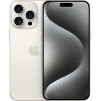 Apple iPhone 15 Pro Max, 256GB, White Titanium (Hongkong Version)
