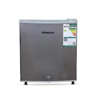 Nikai Compact Single Door Mini Refrigerator, 65L, Silver