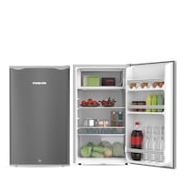 Nikai Single Door Mini Refrigerator, 125L, Silver