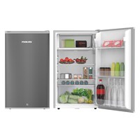 Nikai Single Door Mini Refrigerator, 130L, Silver