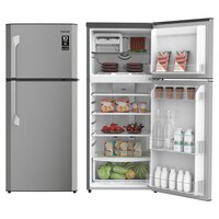 Picture of Nikai Double Door Refrigerator, 500L, Silver