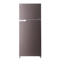 Picture of Toshiba Top Mount Glass Door Refrigerator, 505L, Dark Silver