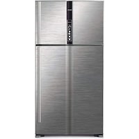 Picture of Hitachi Top Mount Double Door Premium Refrigerator, 990L, Brilliant Silver
