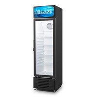 Hisense Single Glass Door Showcase Chiller, 520L, Black