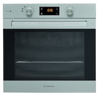 Ariston Electric Oven with 7 Segment Display, Silver and Black