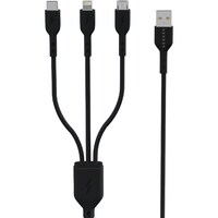 Seeken USB 3 In 1 Multi Charging Cable, Black