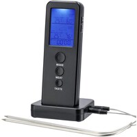 Xavax 2 Probes Digital Roasting Thermometer with Timer & Radio Sensor