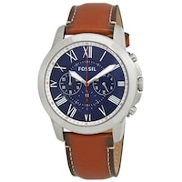 Picture of Fossil Men's Leather Chronograph Watch, FS5210, 44mm, Brown