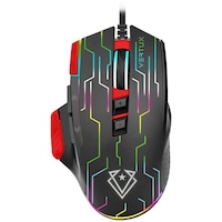 Vertux Kryptonite Gaming Wired Mouse, Red