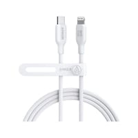 Anker 542 USB-C to Lightning Bio-Based Cable, A80B1H21, 3ft, White