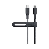 Anker 542 USB-C to Lightning Bio-Nylon Cable, A80B6H11, 6ft, Black