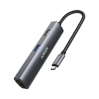 Anker Premium 5-in-1 USB-C Hub, Grey