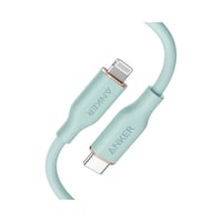 Picture of Anker Powerline III Flow USB-C to Lightning Cable, 3ft, Green