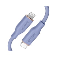 Anker PowerLine III Flow USB-C to Lightning Cable, 3ft, Purple