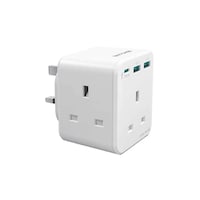 Ravpower 3 Port Charger With 3 AC Plug, White