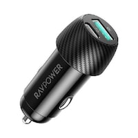 Picture of RavPower  2-Port USB Car Charger, 49W, Black