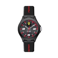 Scuderia Ferrari Men's Analog Wrist Watch, Black