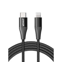 Anker Braided Charging Cable for Apple iPhone, Black