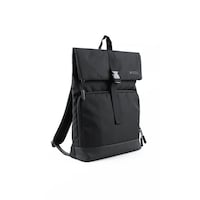 Eloop Polyester Waterproof Laptop Backpack, 15inch, Black
