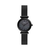 Picture of Fossil Men's Carlie Mini Water Resistant Analog Watch, 28mm, Black