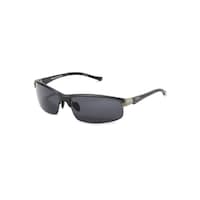 Picture of Oxygen Men's UV Protection Semi-Rimless Sunglasses, 67mm, Black