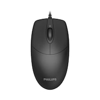 Philips USB Wired Mouse, SPK7234, Black