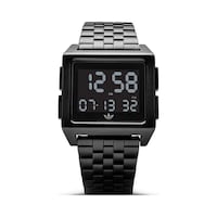 Adidas Men's Water Resistant Digital Watch, 36mm, Black