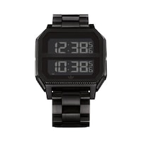 Adidas Men's Water Resistant Digital Watch, 38mm, Black