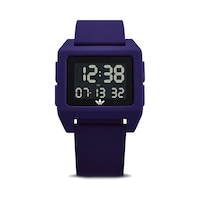 Adidas Men's Water Resistant Digital Watch, 40mm, Purple