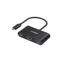 Anker PowerExpand 3 in 1 Multifunction USB-C Hub, Grey