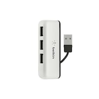 Belkin Compact USB 2.0 Travel Hub, White