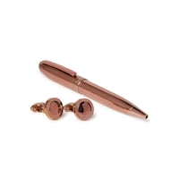Picture of Segma Premium Quality Pen and Cufflinks Set, Brown