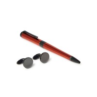Picture of Segma Premium Quality Pen and Cufflinks Set, Brown & Black