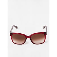 Lanvin Rectangular Frame Sunglasses, Red