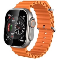 Cellecor A8 TURBO Bluetooth Calling Smartwatch, 1.96inch, Orange