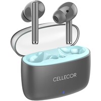 Cellecor Bropods CB11 Waterproof Bluetooth Earbuds, Grey