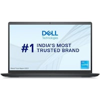 Dell New Inspiron 15 Core i3 Laptop, 8GB, 256GB SSD, 15.6inch, Carbon Black