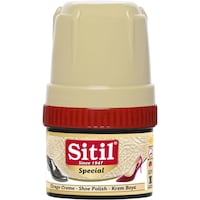 Sitil Special Cream Shoe Polish, 50ml, Natural - Carton of 96