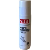 Sitil Premium Liquid Shoe Polish, White, 75ml - Carton of 48