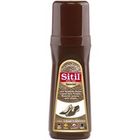 Sitil Special Liquid Shoe Polish, 80ml, Dark Brown - Carton of 48