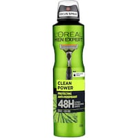 Picture of L'Oreal Men Expert Clean Power Anti-Perspirant Deodorant, 250ml