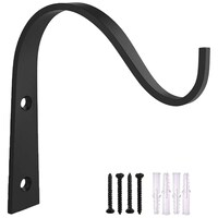 Picture of Ecofynd Metal Wall Hook Hanging Plant Bracket, Black 71