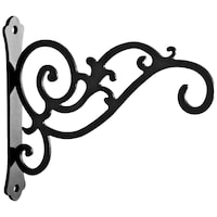 Picture of Ecofynd Metal Wall Hook Hanging Plant Bracket, Black