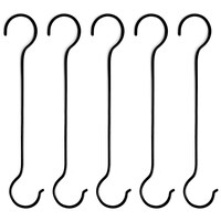 Picture of Ecofynd Metal Pot Extension Hooks, Black, 16 inch, Set of 5