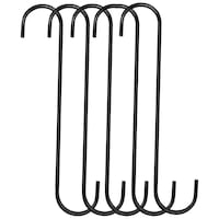 Picture of Ecofynd Long S Shaped Hooks, Black, 10 inch, Set of 5