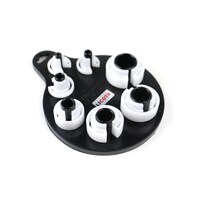Picture of Licota Fuel Line Discount Set With Base, White & Black - Set of 7