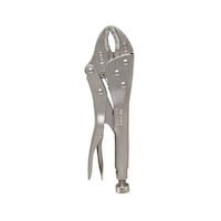 Picture of Licota Curved Jaws Wire Cutter Locking Pliers, 10inch, Silver