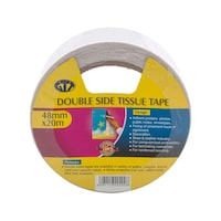 Gtt Double Side Tissue Tape, 204008, White