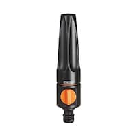 Claber Jet Spray Head with Flow Adjustment Valve, 179mm, Black & Orange