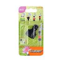 Claber Threaded Tap Card Connector, Black